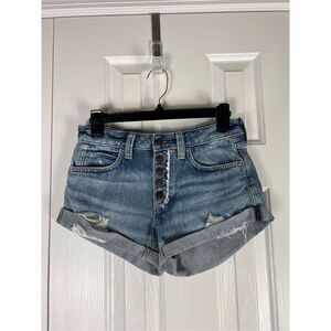 We The Free Womens Denim Shorts Size 24
